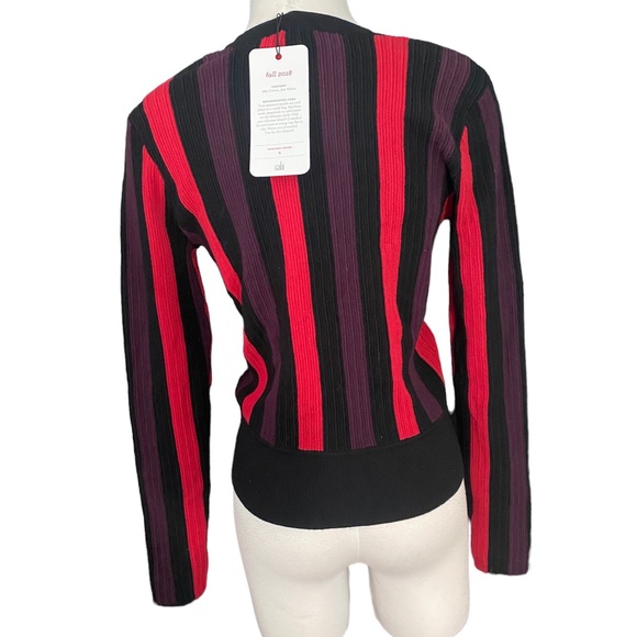 Cabi sweater top striped sz- medium - Picture 2 of 5